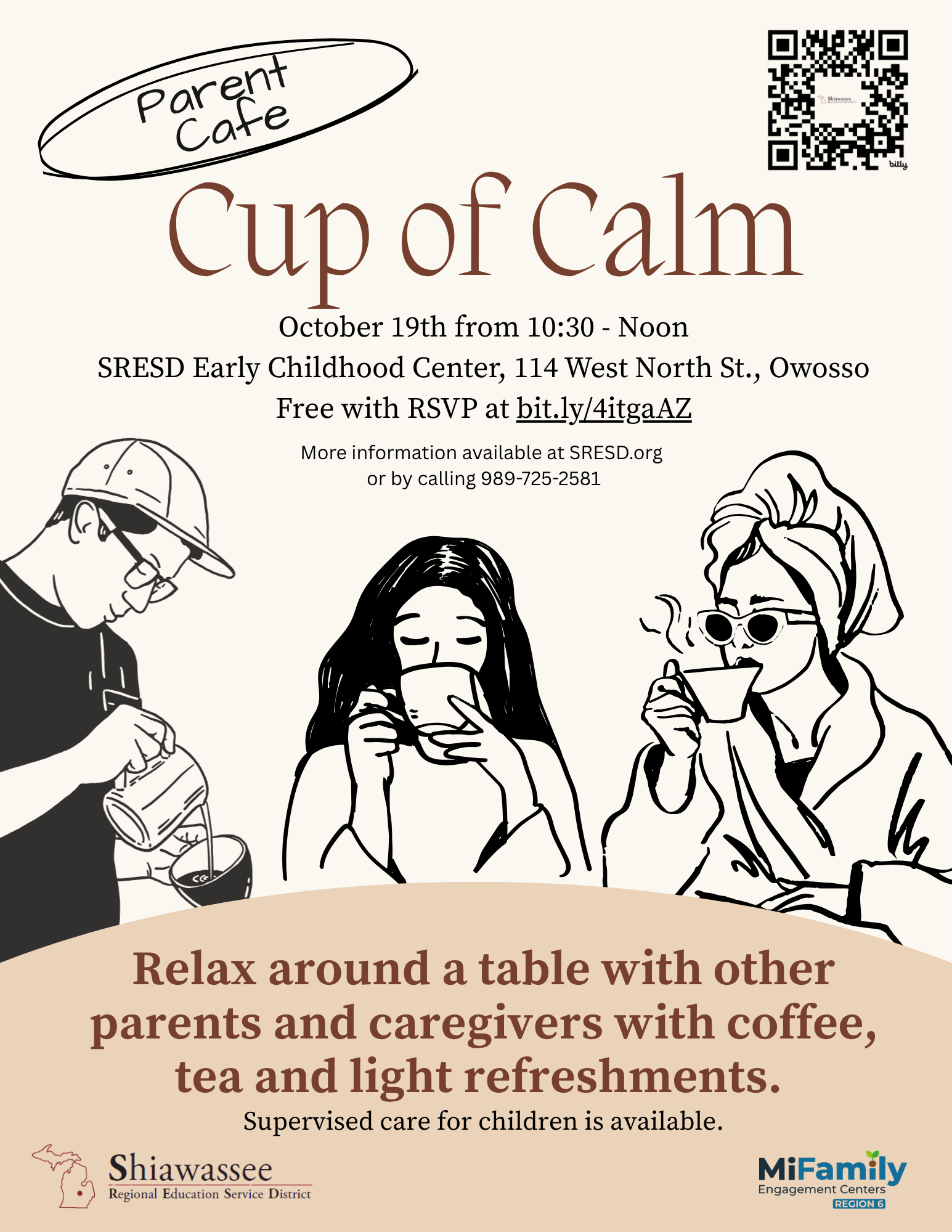 Parent Cafe Cup of Calm October 19